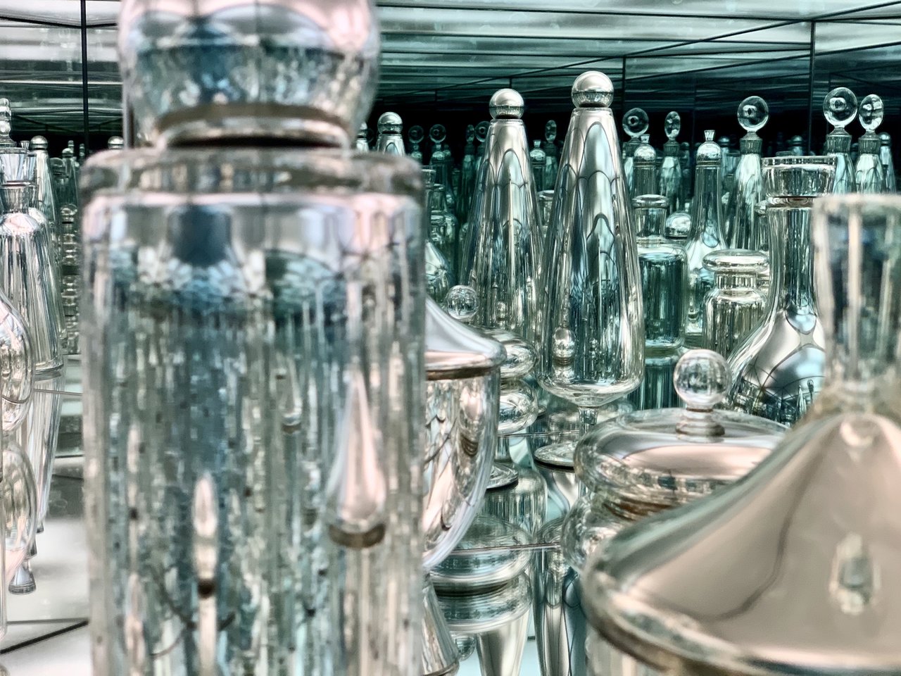 some infinite mirror thing by McElheny